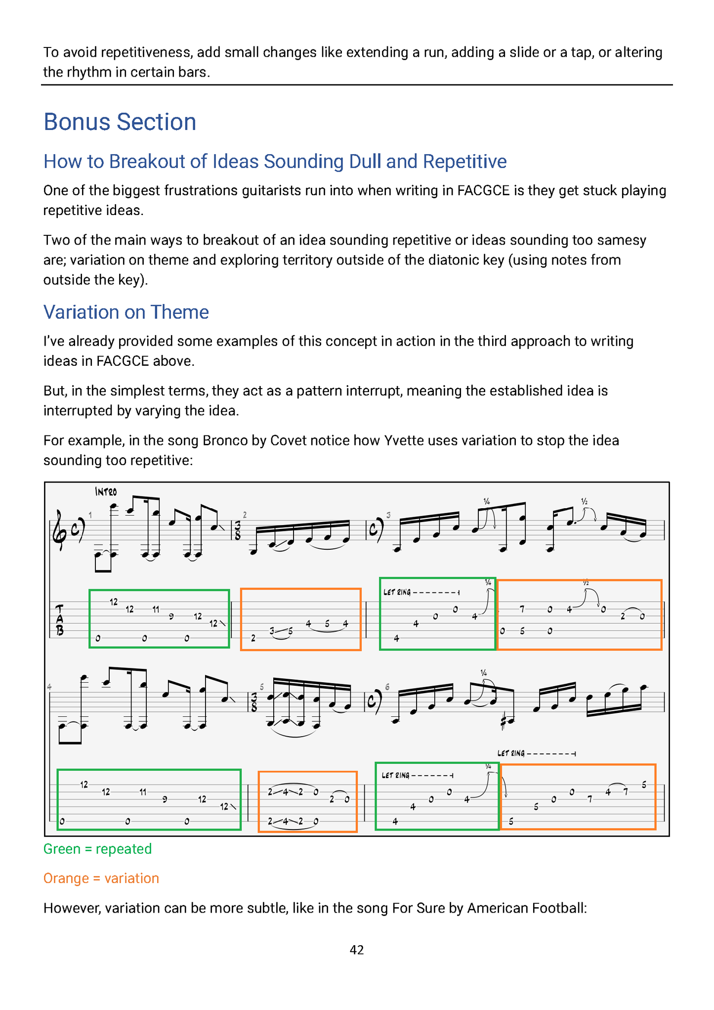 A Guitarist's Guide to FACGCE eBook