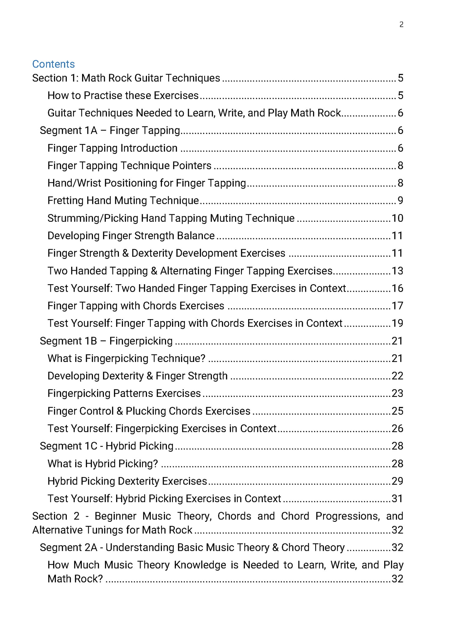 Math Rock Guitar Essentials eBook