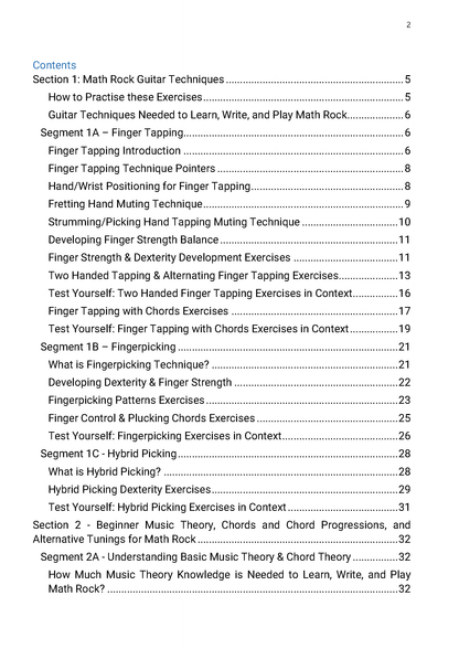 Math Rock Guitar Essentials eBook