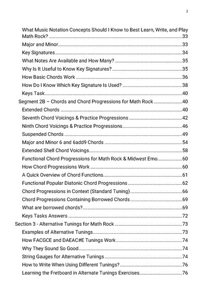 Math Rock Guitar Essentials eBook